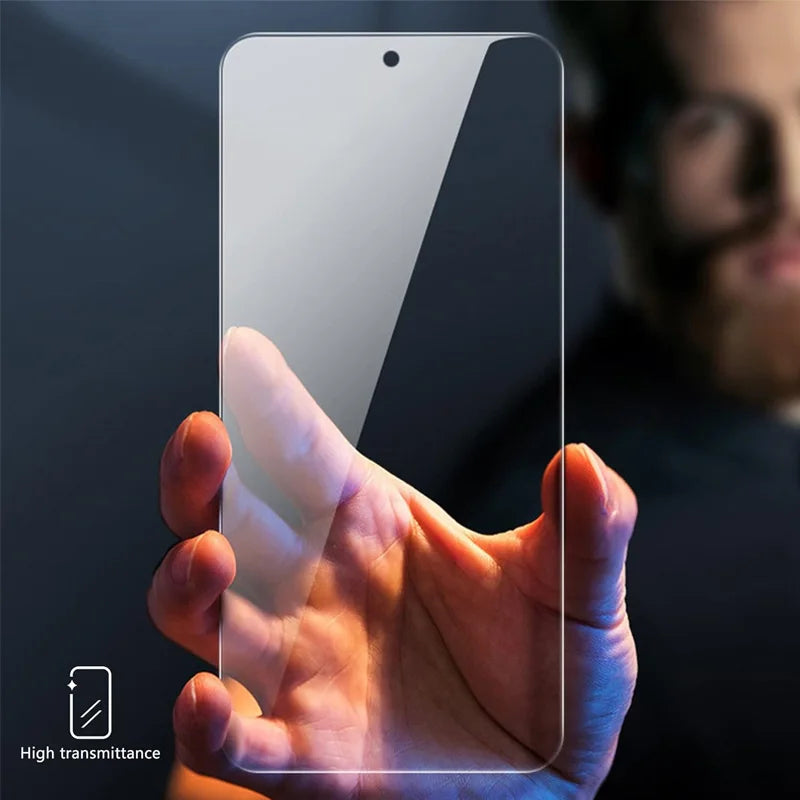 **HD Tempered Glass Screen Protector for Samsung Galaxy S21–S26 | Ultra-Clear Scratch-Resistant Protection**