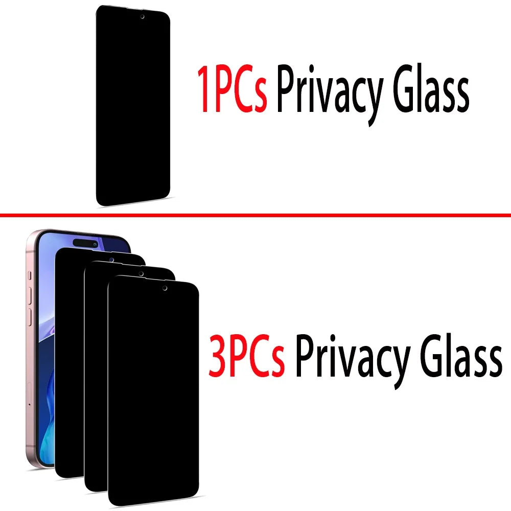 Anti-Spy Privacy Tempered Glass for iPhone 11–18 Series | Privacy Screen Protector | Anti-Peeping & Anti-Scratch