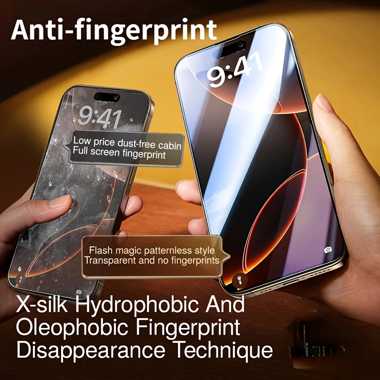 4-Pack HD Tempered Glass Screen Protectors for iPhone 11–17 Pro Max | Auto-Alignment, Dust-Free & Bubble-Free