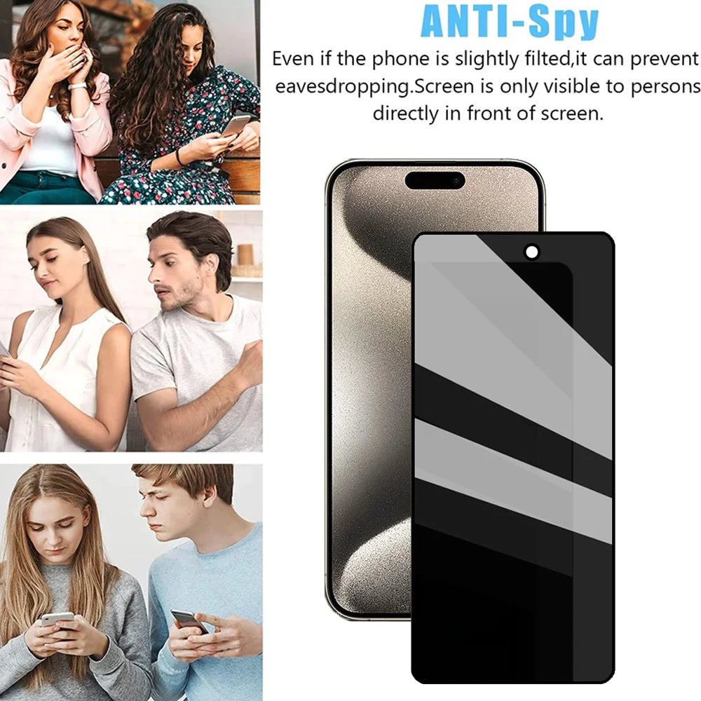 Anti-Spy Privacy Tempered Glass for iPhone 11–18 Series | Privacy Screen Protector | Anti-Peeping & Anti-Scratch